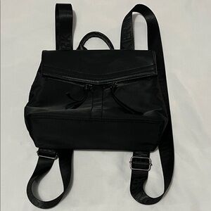 botkier trigger leather backpack - black NWT New York Branded shoulder straps add a touch of New York edge to this athleisure Botkier New York Trigger Backpack